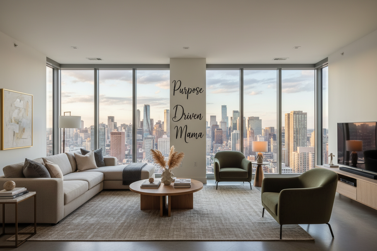 Purpose Driven Mama Vertical Wall Sign